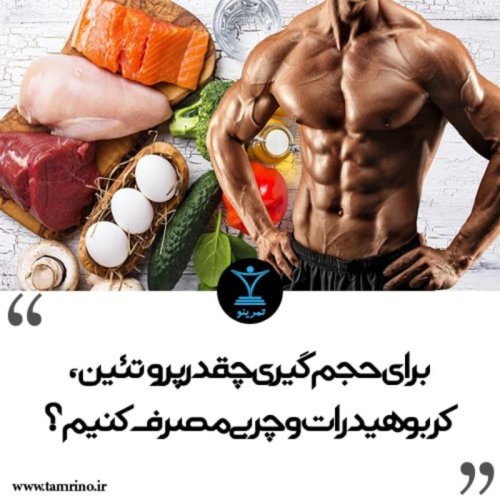  پادکستبرای حجم گیری چقدر پروتئین، کربوهیدرات و چربی مصرف کنیم؟