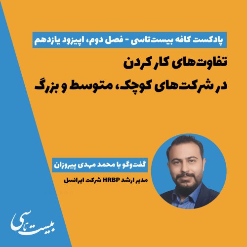  پادکستتفاوت‌های کار کردن در شرکت‌های کوچک، متوسط و بزرگ