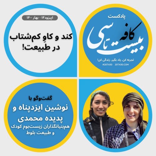  پادکستکند و کاوِ کم‌شتاب در طبیعت!